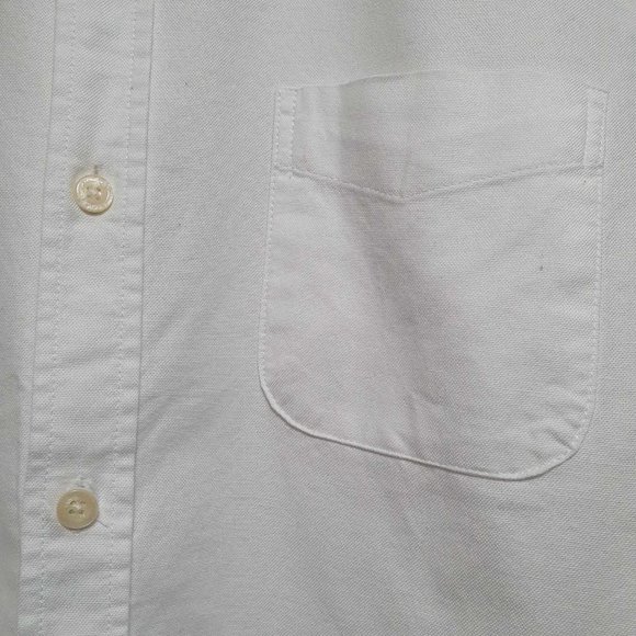 Frank and Oak The Jasper Stretch Slim Oxford Shirt - XS - Bright White - Picture 4 of 5